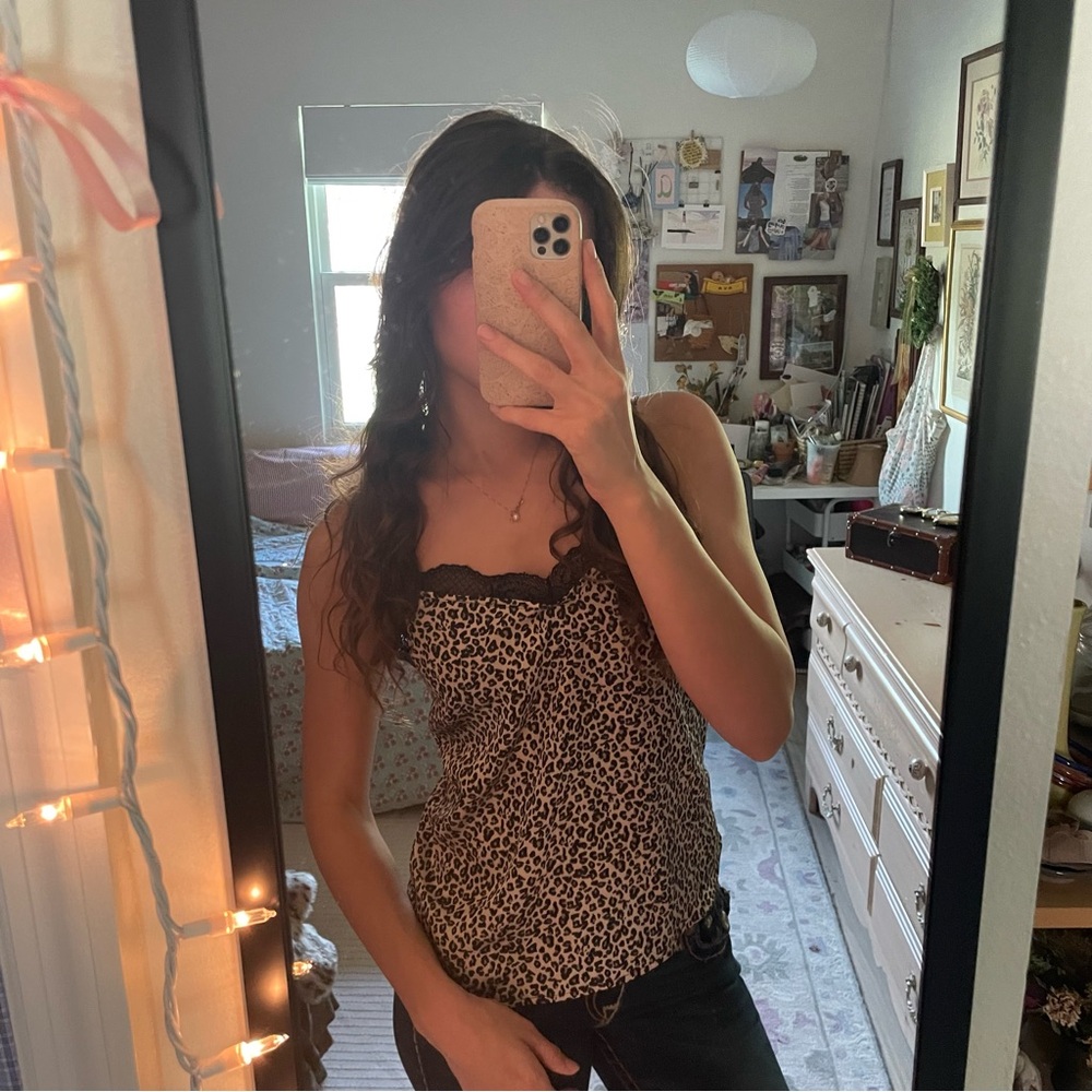 Abercrombie & Fitch Leopard Print Camisole